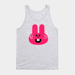 Bunny face character expression Tank Top